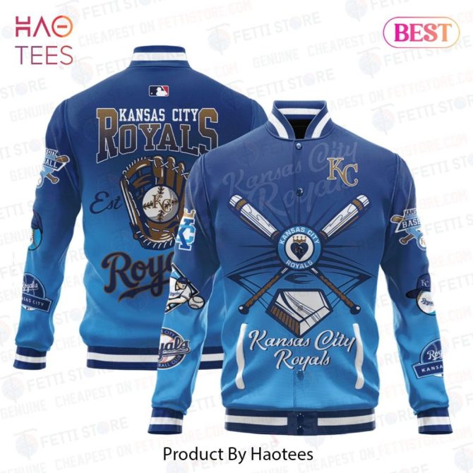 Kansas City Royals Baseball Bomber Jacket - Stylish Fan Apparel By Haotees
