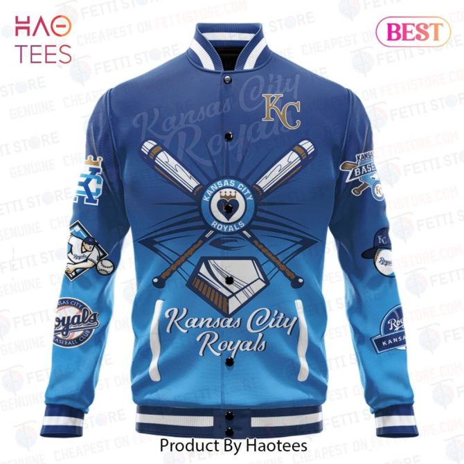 Kansas City Royals Baseball Bomber Jacket - Stylish Fan Apparel By Haotees - Image 2