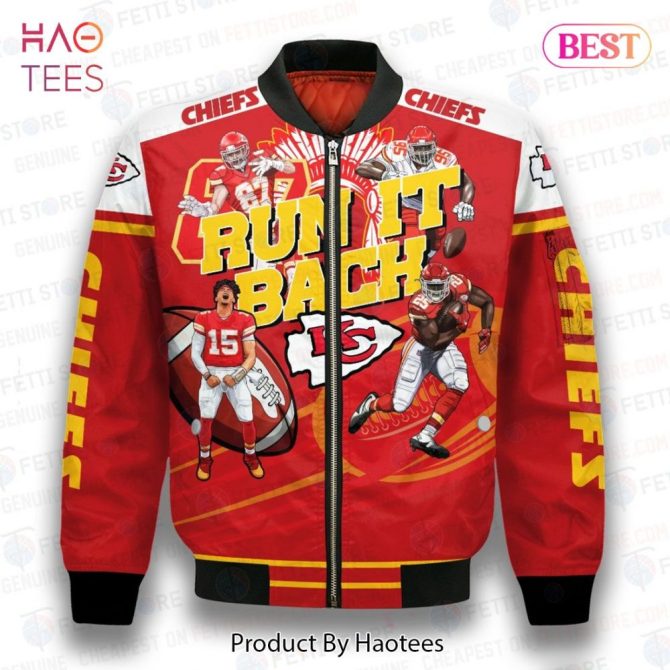 Hot Trend Kcc Run It Back New Design   Print 3D Bomber Jacket - Image 2