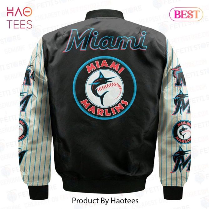 Hot Trend Miami Marlinsmajor League Baseball   Unisex Aop Bomber Jacket - Image 3