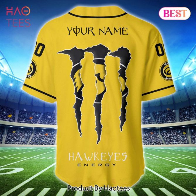 Custom Yellow Hawkeyes Jersey - Add Your Name & Number - Perfect For Fans & Gameday! - Image 2