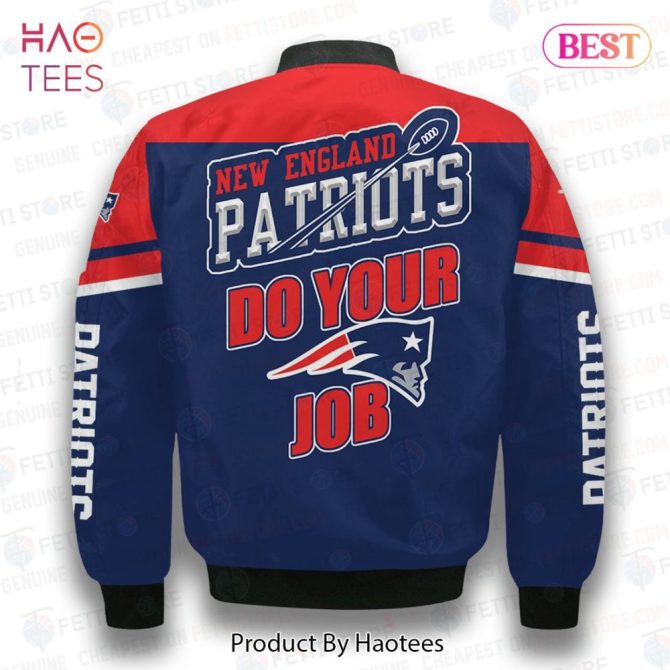 Hot Trend New England Patriots National Football League 3D Bomber Jacket - Image 3