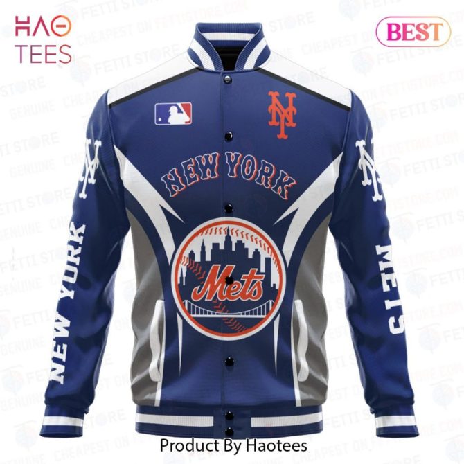 Limited Edition New York Mets Varsity Jacket - Ultimate Fan Gear By Haotees - Image 2