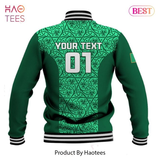 Ireland Green Varsity Jacket – Stylish Irish Design By Haotees - Image 2
