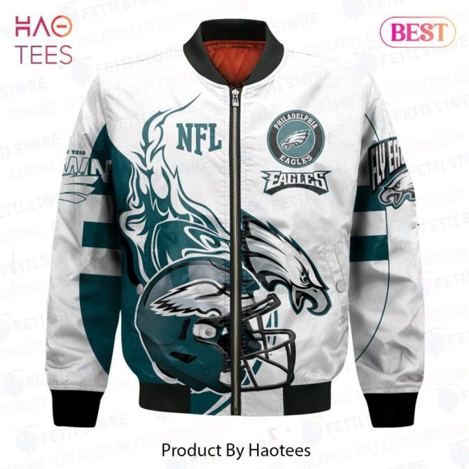 Hot Trend Philadelphia Eaglesnational Football League Aop Bomber Jacket - Image 2