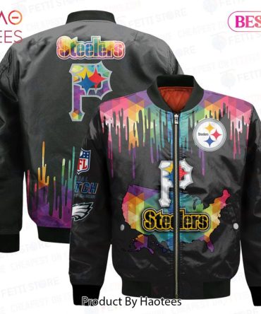 Hot Trend Pittsburgh Steelersnational Football League Aop Bomber Jacket
