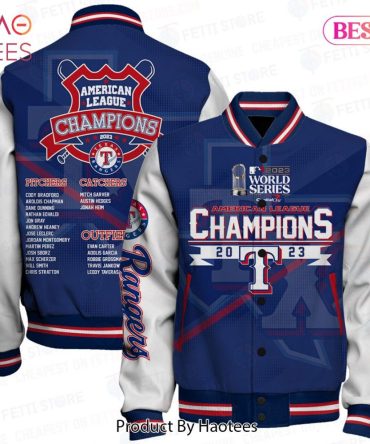 2023 American League Champions Jacket - Celebrate Texas Rangers Victory In Style!