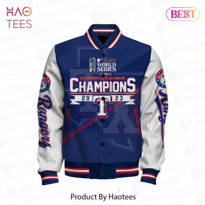2023 American League Champions Jacket - Celebrate Texas Rangers Victory In Style! - Image 2