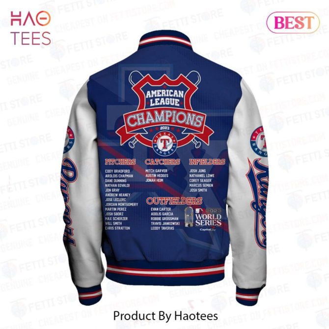 2023 American League Champions Jacket - Celebrate Texas Rangers Victory In Style! - Image 3