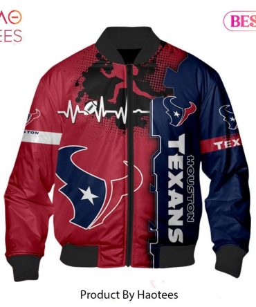 Men'S Houston Texans Bomber Jacket - Stylish Fan Gear By Haotees