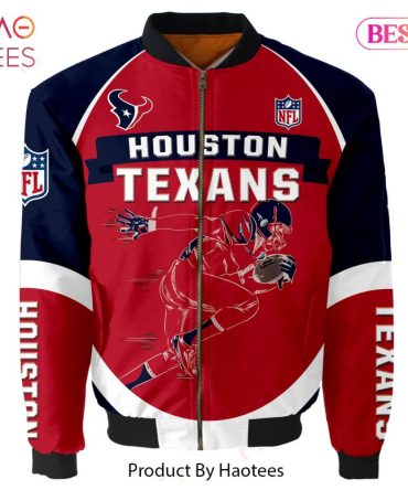 Houston Texans Nfl Bomber Jacket - Premium Fan Gear By Haotees
