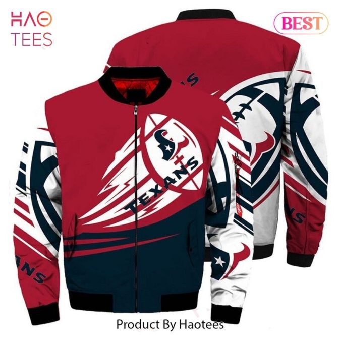 Stylish Texans Bomber Jacket – Perfect Gift For Football Fans!