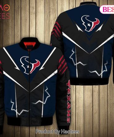 Stylish Houston Football Team Bomber Jacket – Bold Design For Fans