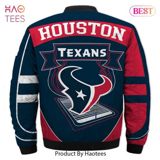 Stylish Nfl Houston Texans Bomber Jacket – Bold Design, Perfect For Fans! - Image 2