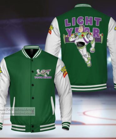 Custom Toy Story Buzz Lightyear Varsity Jacket – Personalized Gift For Fans