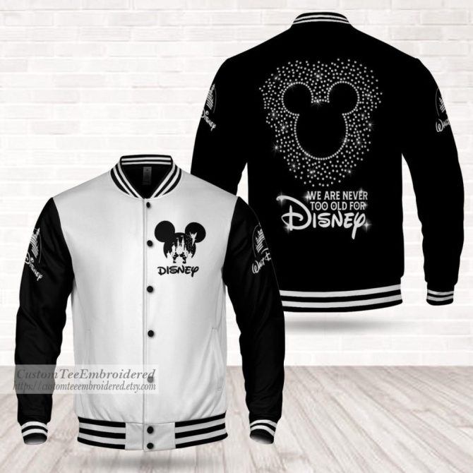 Disney Mickey Mouse Varsity Jacket - Never Too Old For Disney Magic!