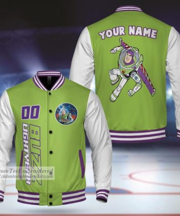 Customizable Buzz Lightyear Varsity Jacket - Personalize Your Style Today!