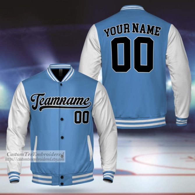 Customizable Varsity Jacket - Personalize With Your Name & Number - Premium Quality