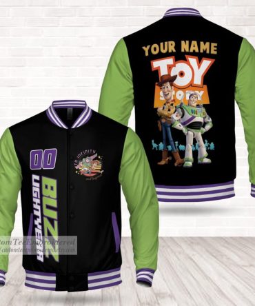 Custom Toy Story Varsity Jacket - Buzz Lightyear & Woody - Personalized Name Option