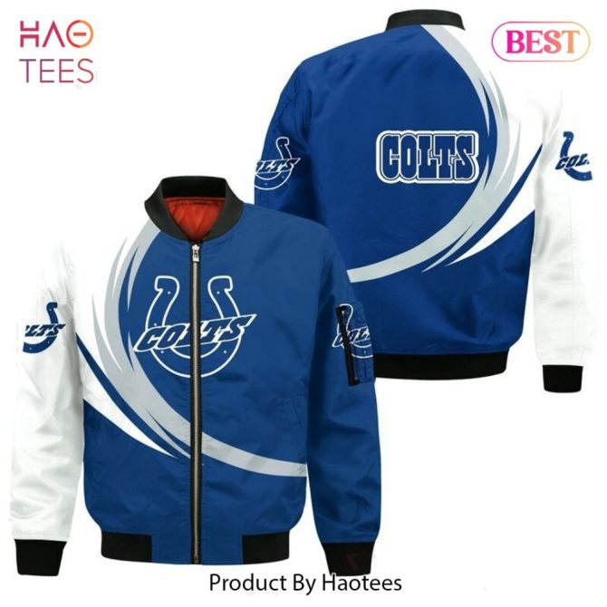 Colts Fan Bomber Jacket – Premium Blue & White Design, Perfect Gift For Supporters
