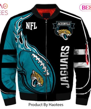 Jacksonville Jaguars Nfl Bomber Jacket - Stylish, Warm & Perfect For Fans!