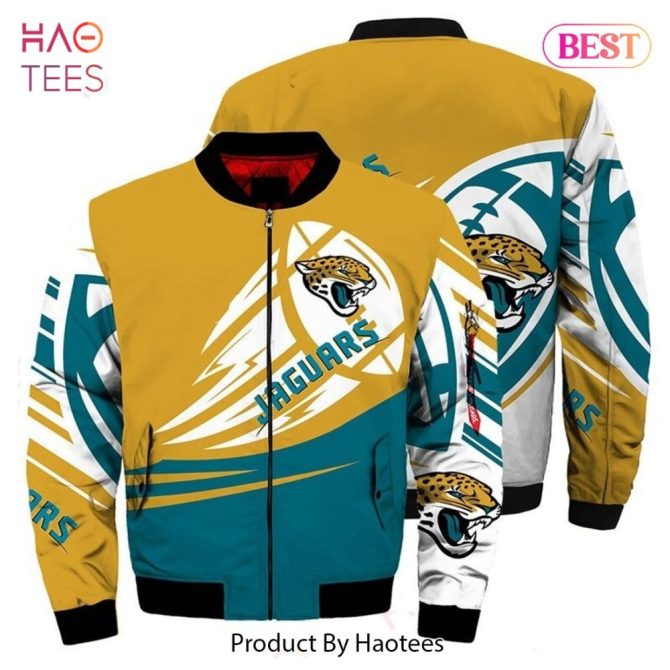 Stylish Jaguars Bomber Jacket - Bold Nfl Fan Gear For Men & Women , Limited Edition