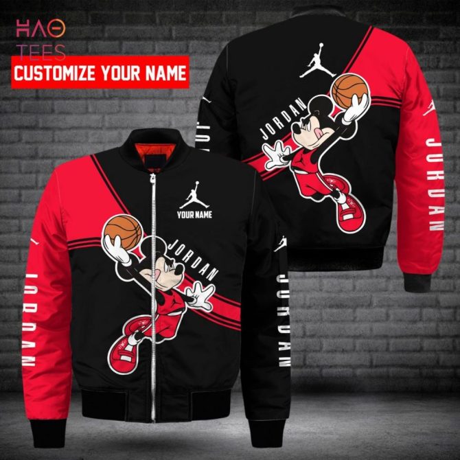 Customizable Jordan Style Jacket With Cartoon Basketball Design - Perfect Gift!