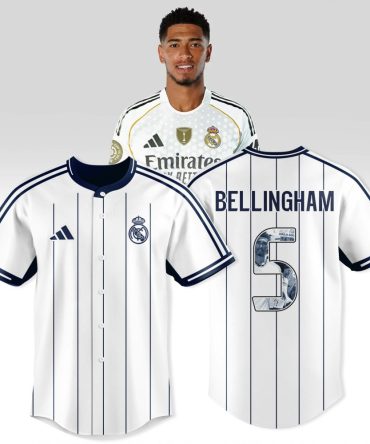 Official Real Madrid Bellingham #5 Home Jersey - 2023/24 Season - Limited Edition