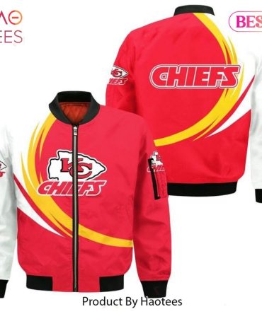 Bold Chiefs Bomber Jacket - Ultimate Fan Gear By Haotees – Stay Stylish & Warm!