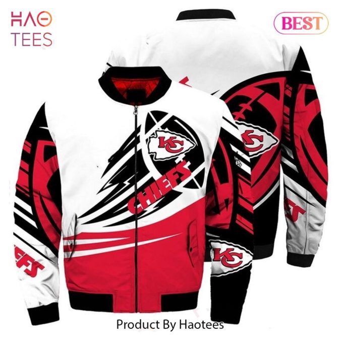New Fashion   Kansas City Chiefs Bomber Jacket Graphic Ultra-Balls