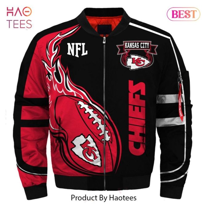 New Fashion   Kansas City Chiefs Bomber Jacket Winter Coat Gift For Men