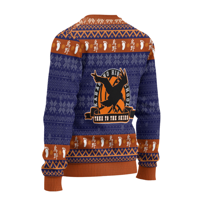 Cozy Anime Volleyball Team Sweater - Unisex Winter Knitwear For Fans - Image 3