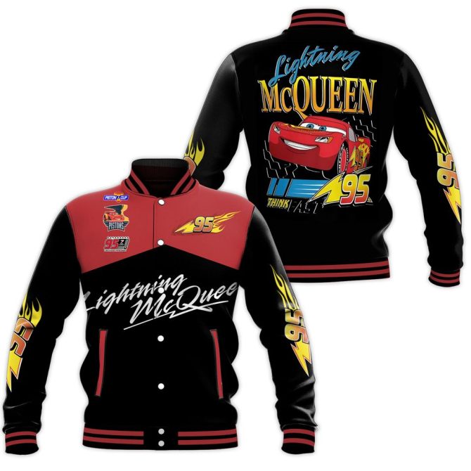Lightning Mcqueen Racing Jacket - Stylish & Bold Design For Fans - Perfect Gift!