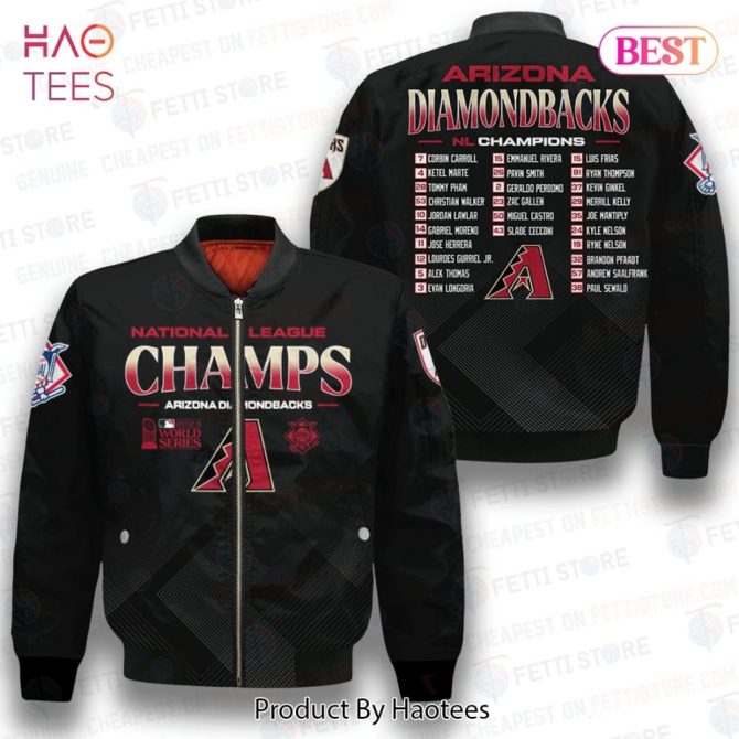 Limited Arizona Diamondbacksmajor League Baseball Aop Bomber Jacket