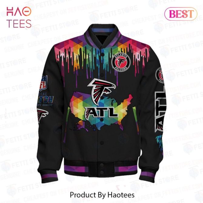 Colorful Atlanta Falcons Bomber Jacket - Unique Nfl Fan Gear For Men & Women - Image 2