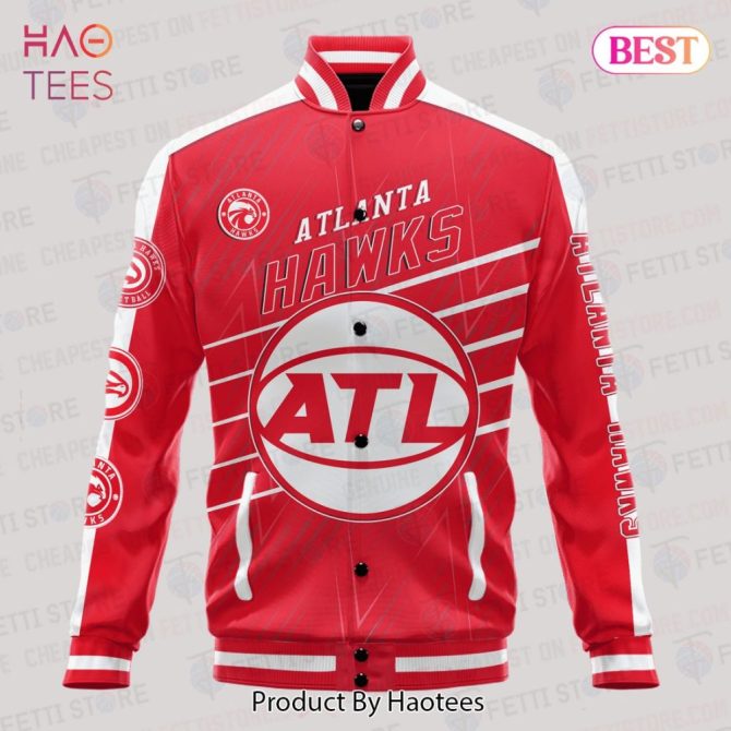 Atlanta Hawks Red Bomber Jacket - Stylish Team Spirit Apparel For Fans - Image 2