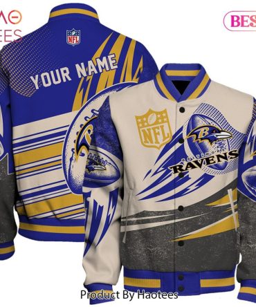 Customizable Baltimore Ravens Nfl Varsity Jacket – Limited Edition Fan Gear