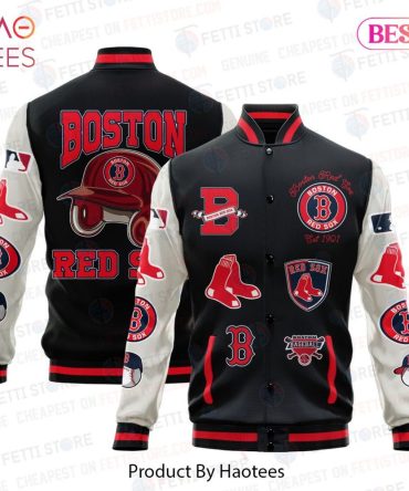 Boston Red Sox Varsity Jacket - Premium Mlb Fan Apparel By Haotees