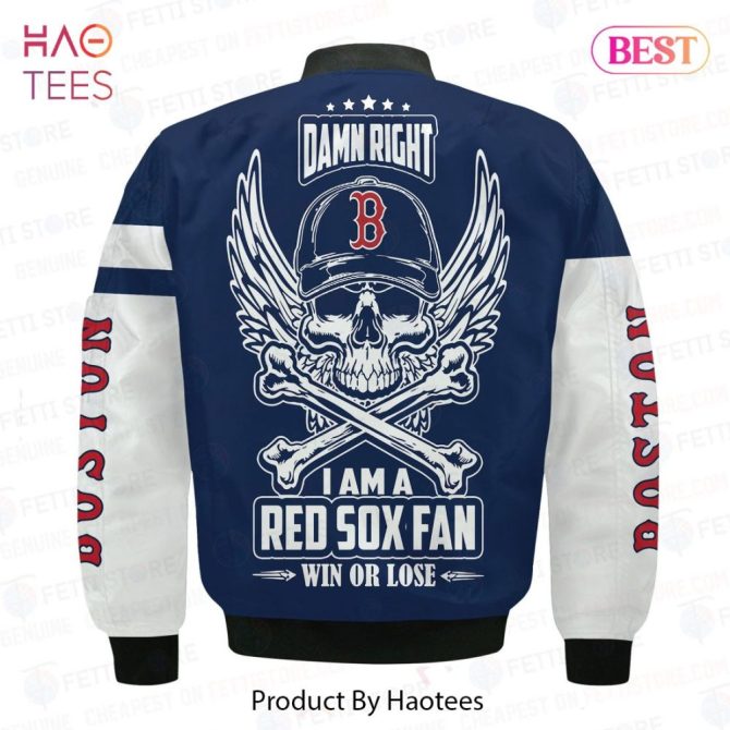 Limited Boston Red Sox Pattern Mlb 3D Bomber Jacket - Image 3