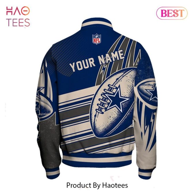 Customizable Nfl Cowboys Jacket - Personalized Name Design, Perfect Gift For Fans! - Image 3