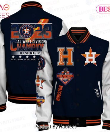 Houston Astros 2023 Al West Champions Varsity Jacket - Limited Edition Fan Gear