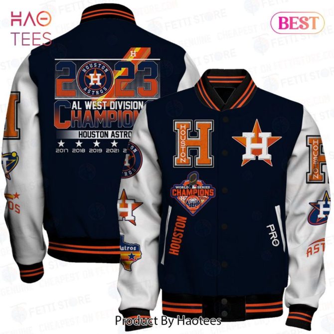 Houston Astros 2023 Al West Champions Varsity Jacket – Celebrate In Style!