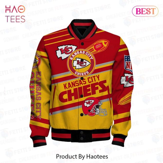 Kansas City Chiefs Bomber Jacket - Bold Nfl Fan Apparel For Game Day Comfort - Image 2