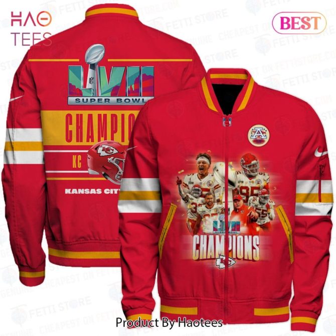 Limited Kansas City Chiefs Champions National Football League 3D Bomber Jacket