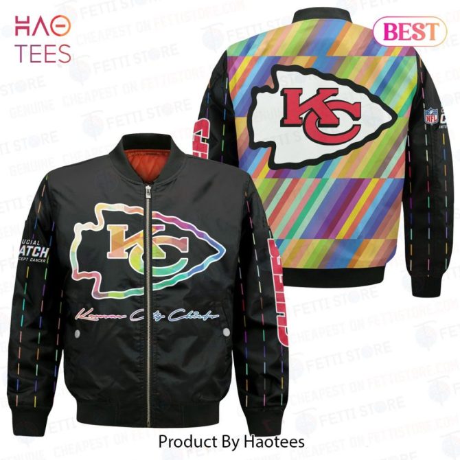Limited Kansas City Chiefsnational Football League Aop Bomber Jacket