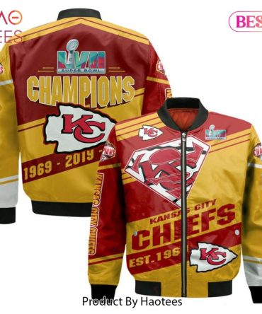Limited Kansas City Chiefssuper Bowl Championship   Unisex 3D Bomber Jacket