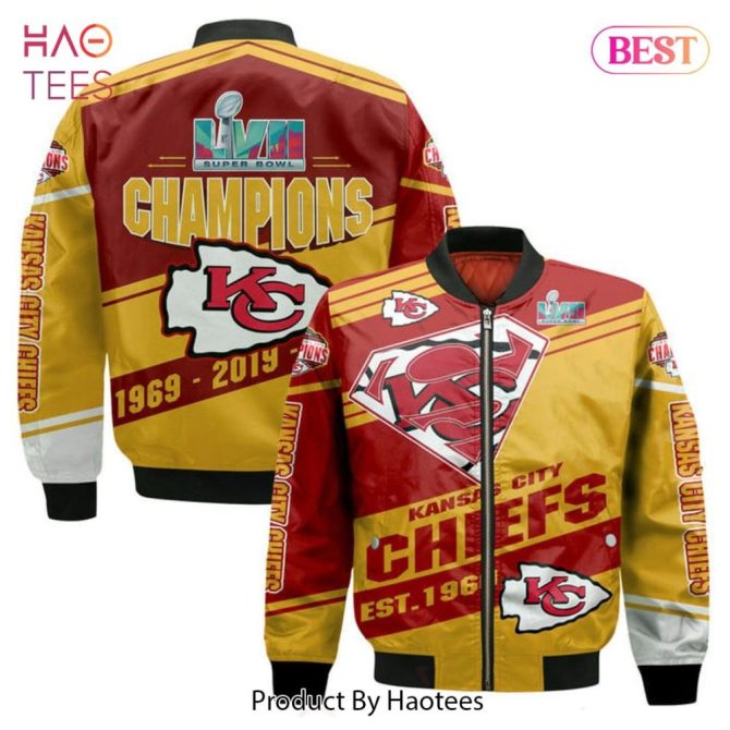 Limited Kansas City Chiefssuper Bowl Championship   Unisex 3D Bomber Jacket