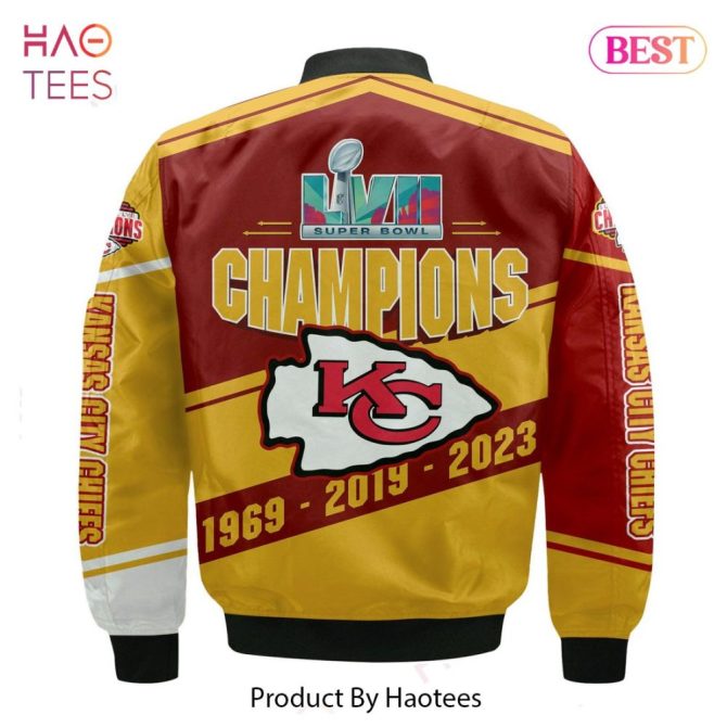 Limited Kansas City Chiefssuper Bowl Championship   Unisex 3D Bomber Jacket - Image 3