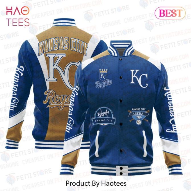 Kansas City Royals Varsity Jacket - Official Team Apparel By Haotees