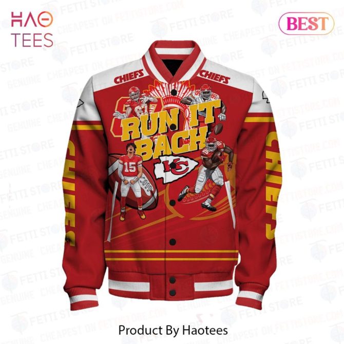 Chiefs Kingdom Jacket - Bold Red Bomber With Iconic Graphics For Fans , Limited Edition - Image 2